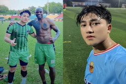 Body săn chắc của Châu Khải Phong nhờ bóng đá và gym