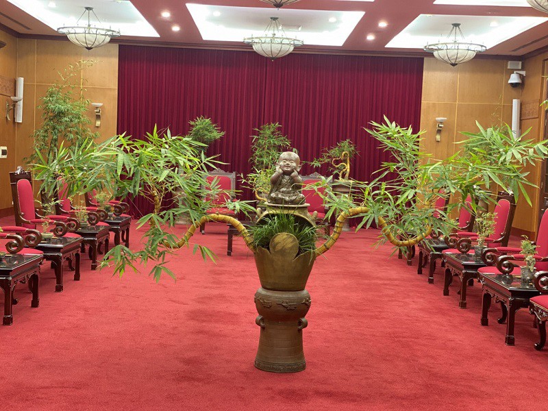 Tác phẩm tre bonsai của anh Luân được đặt tại buổi tiệc trà của&nbsp;Tổng Bí thư Nguyễn Phú Trọng tiếp đón Tổng Bí thư – Chủ tịch Trung Quốc Tập Cận Bình vào tháng 12/2023 được anh coi như báu vật.