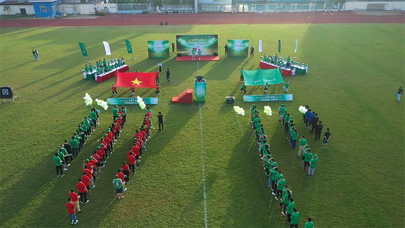 Toàn cảnh Lễ khai mạc hội thao KLC Olympic 2024.