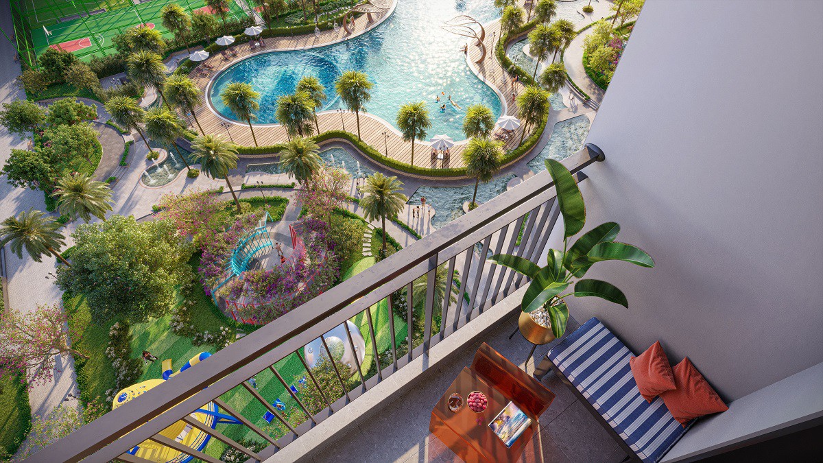 100% căn hộ GS6 sở hữu ban công “side by side” lần đầu ra mắt tại Vinhomes Smart City