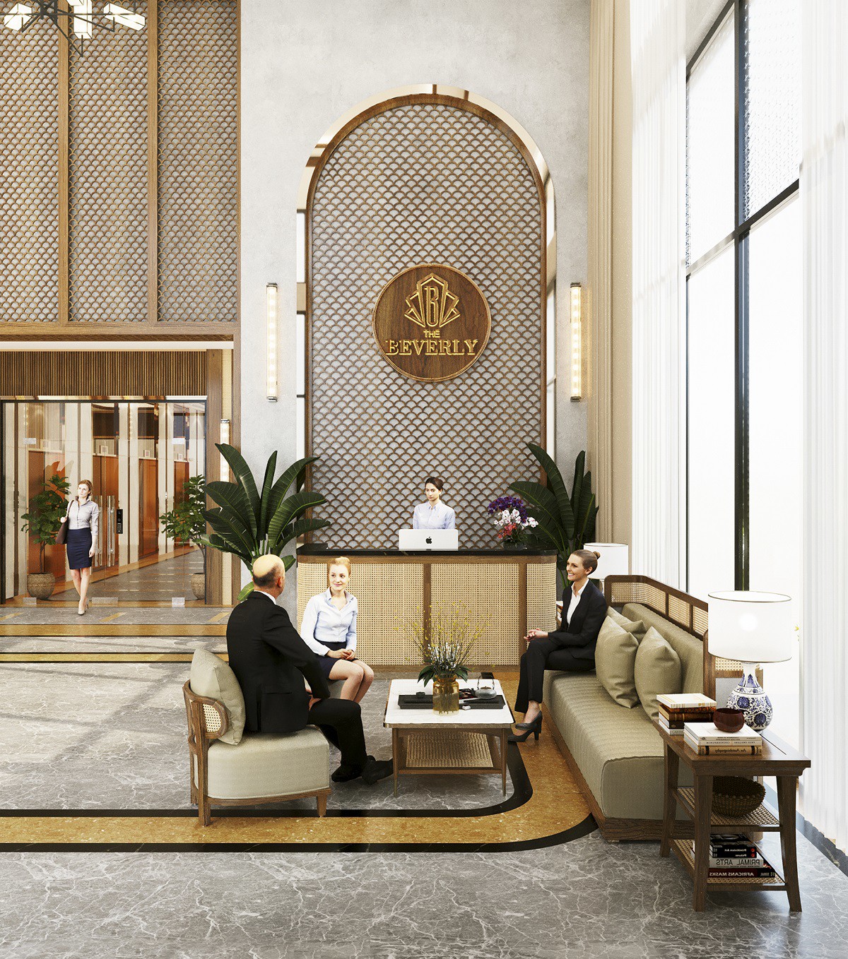 Không gian tại The Beverly được trang hoàng sang trọng, đẳng cấp xứng tầm gia chủ