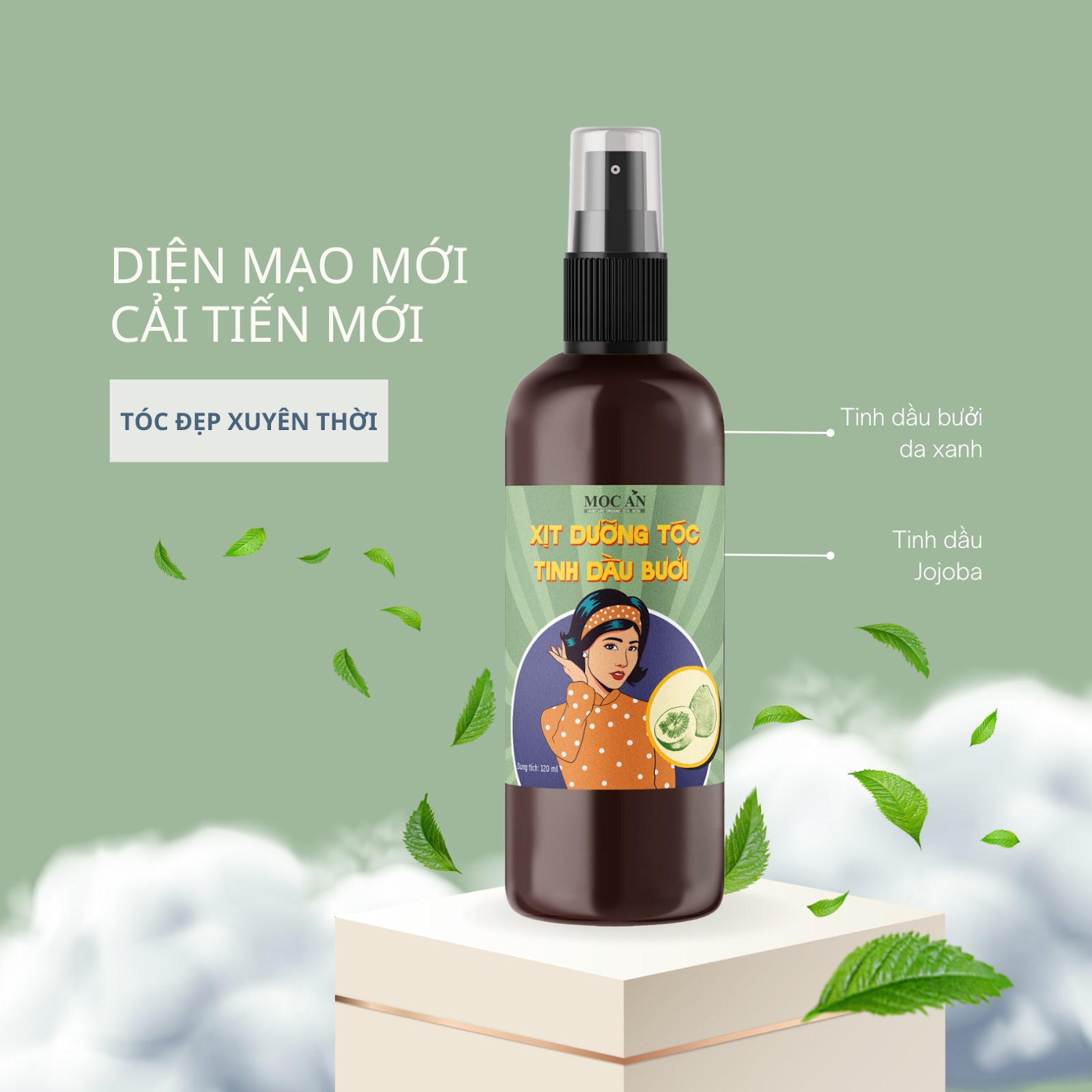 Xịt tóc Tinh dầu Bưởi Mộc Ân Haircare siêu Hot Tiktok ra mắt bao bì mới - 2