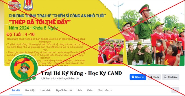 Hiện Đà Nẵng chưa có trại hè kỹ năng - học kỳ CAND