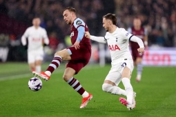 Video bóng đá West Ham - Tottenham: Phủ đầu sắc lẹm, lỡ thời cơ vàng (Ngoại hạng Anh)