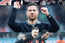 Bóng đá - Leverkusen cách "cú ăn ba" 9 trận, sắp lập kỷ lục bất bại châu Âu mọi thời đại