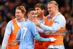 Bóng đá - Foden ghi 3 bàn ngày vắng Haaland - De Bruyne: Nhận điểm 10, Man City rực rỡ