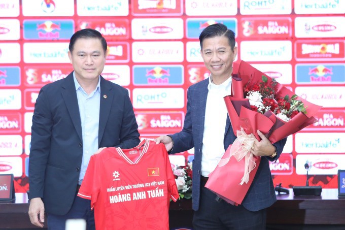 HLV Hoàng Anh Tuấn được VFF tín nhiệm giao phó làm HLV trưởng tuyển U23 Việt Nam