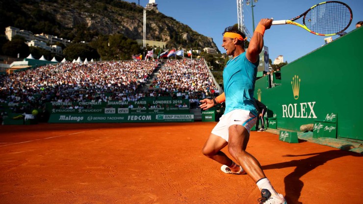 Hình ảnh Nadal dũng mãnh như hổ tại Monte Carlo