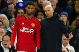 Ten Hag bảo vệ Rashford trước cáo buộc của fan MU, nói "Quỷ Đỏ" vẫn chơi áp đảo đối thủ