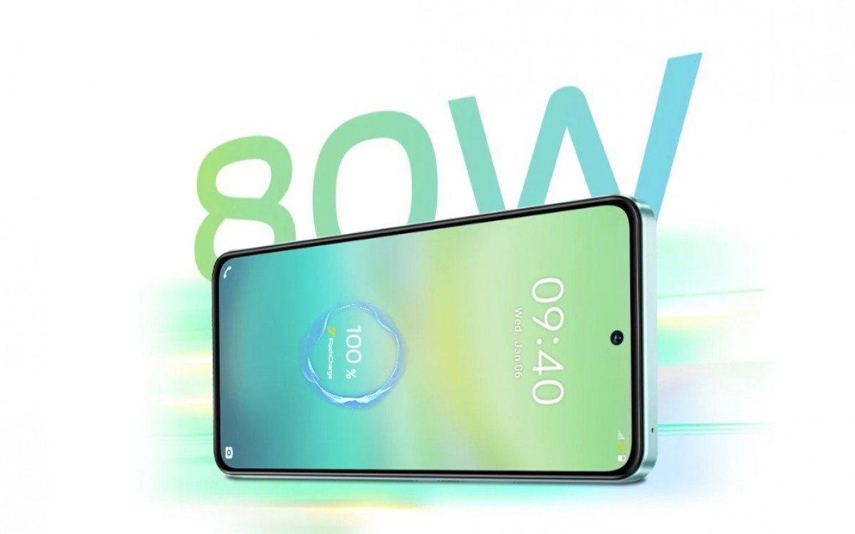 Điện thoại thông minh Vivo có khả năng sạc nhanh 80W.