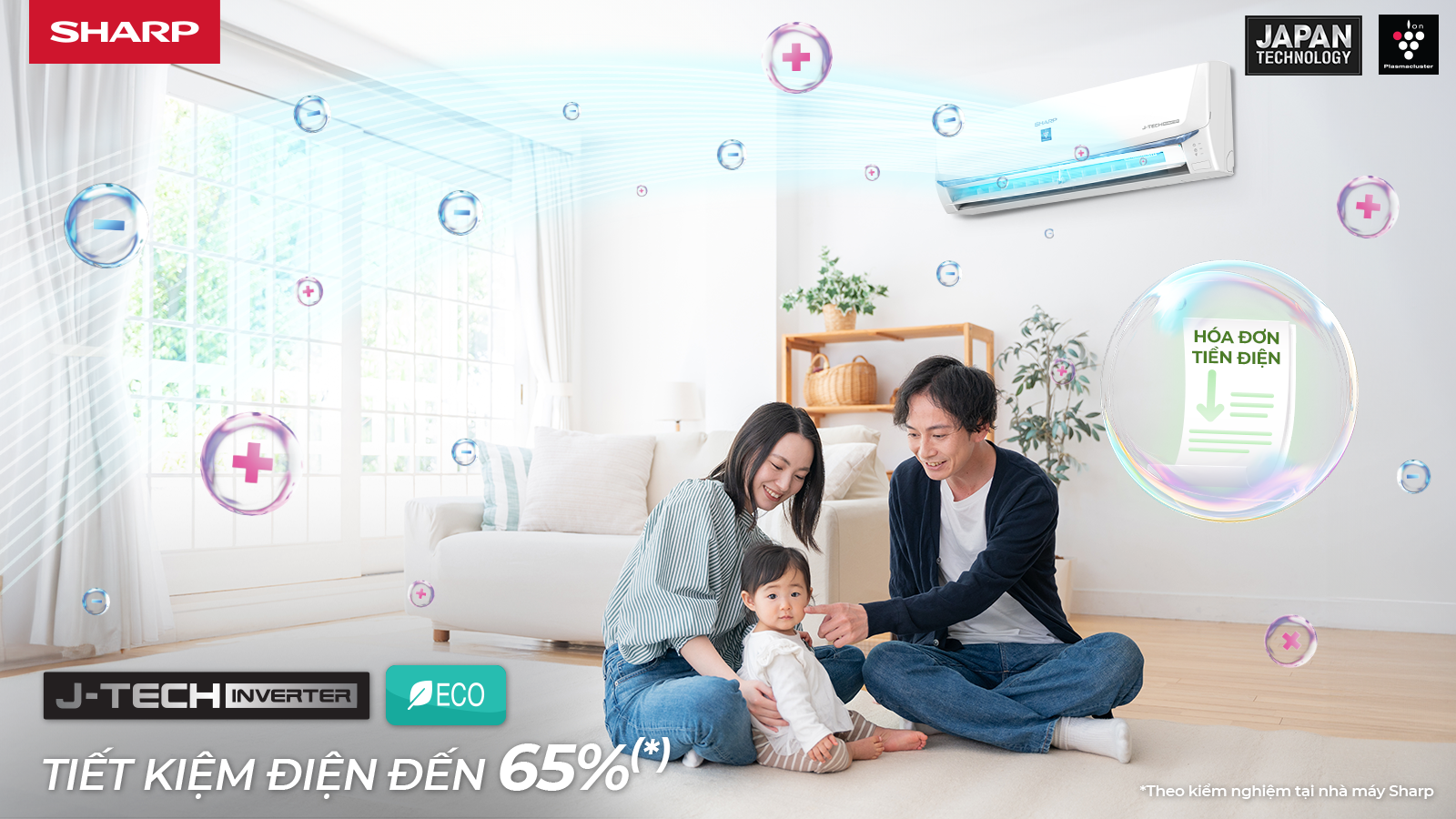 Chẳng lo hóa đơn điện cuối tháng với công nghệ J-Tech Inverter