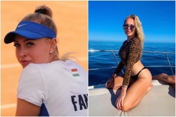 Thể thao - &quot;Sharapova của Hungary&quot; đẹp hút hồn fan, háo hức bước vào mùa giải sân đất nện