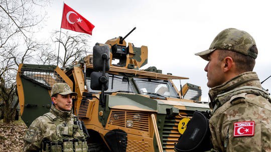 Binh sĩ Thổ Nhĩ Kỳ tại một cuộc tập trận của NATO ngày 4/3/2024. Ảnh: Getty