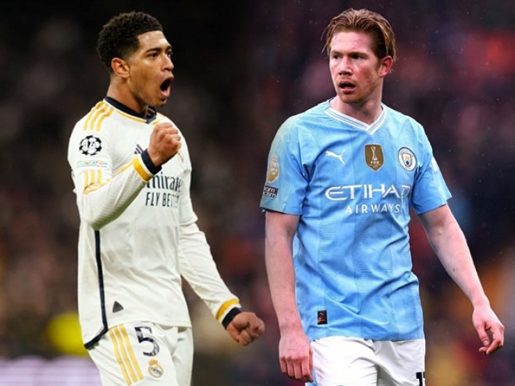 Điểm nóng đại chiến Real - Man City: Chờ Bellingham - De Bruyne định đoạt