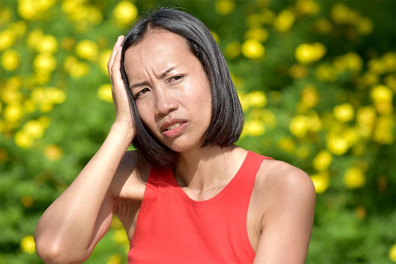 Phụ nữ bị bốc hỏa do rối loạn nội tiết tố nữ