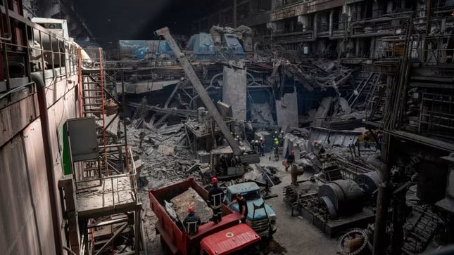 Một nhà máy điện của Ukraine bị phá hủy vào tháng trước sau cuộc tấn công tên lửa của Nga.