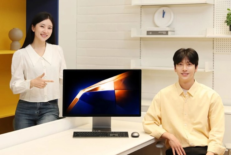 Samsung All-in-One Pro có kiểu dáng thiết kế trông khá giống với iMac.