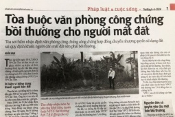 Tin tức trong ngày - Hoãn xử vụ tòa buộc văn phòng công chứng bồi thường cho người mất đất