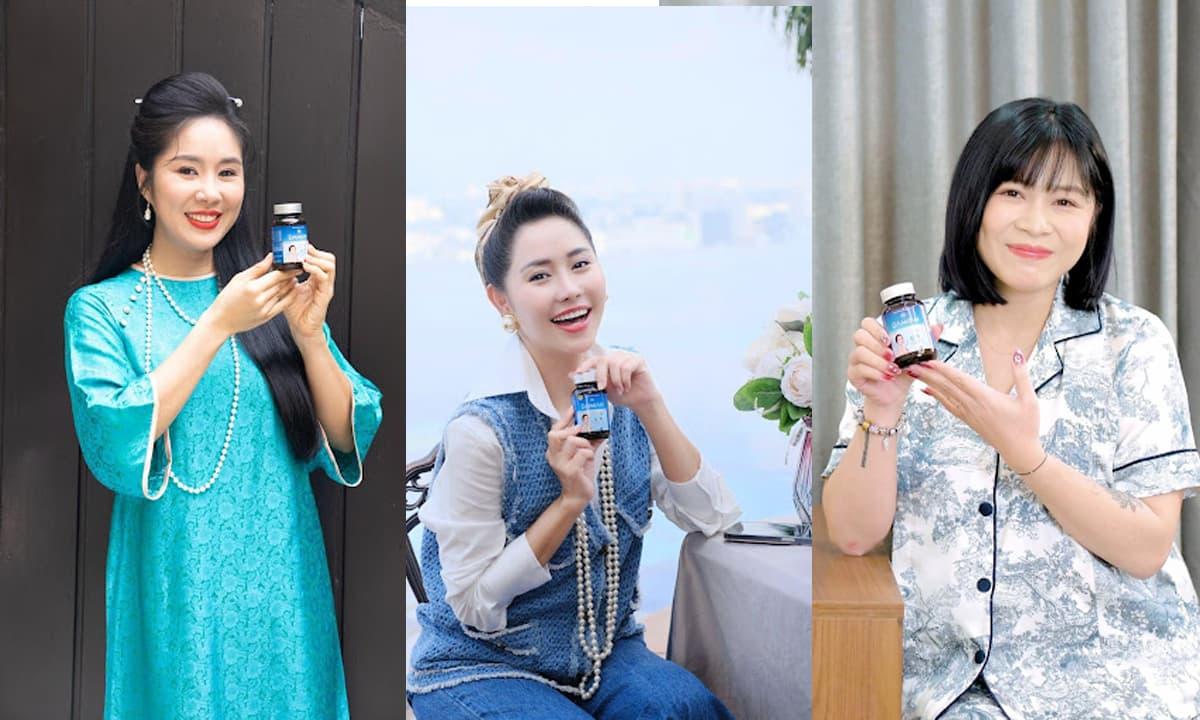 "Diễn viên Lê Phương, diễn viên Tường Vi và MC Hoàng Linh đều đánh giá cao hiệu quả dưỡng trắng của Viên uống Damian