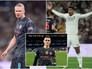 Bóng đá - Foden lu mờ Bellingham - Haaland, hay nhất đại chiến Real - Man City Cúp C1