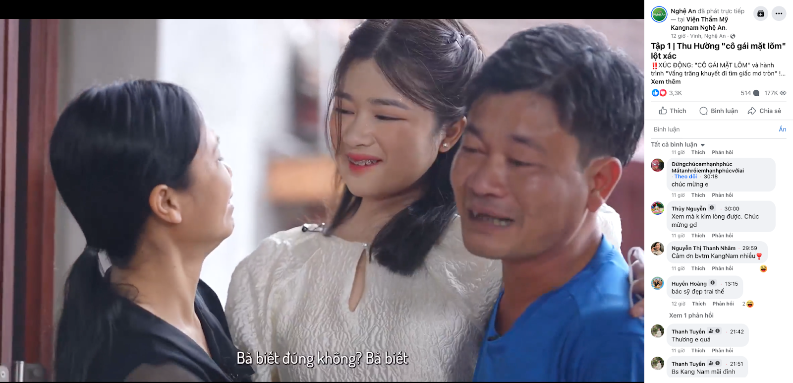 Hành trình lột xác của Thu Hường thu hút hàng trăm nghìn lượt xem trên các page cộng đồng