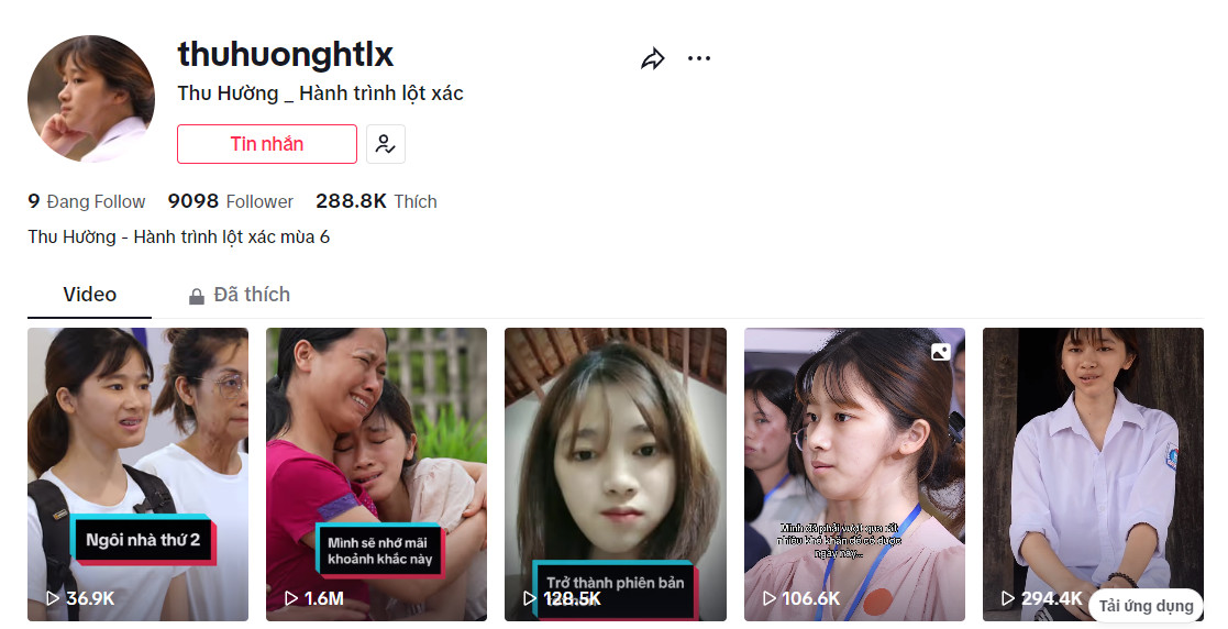 Các clip chia sẻ của Hường nhận được sự quan tâm của dư luận