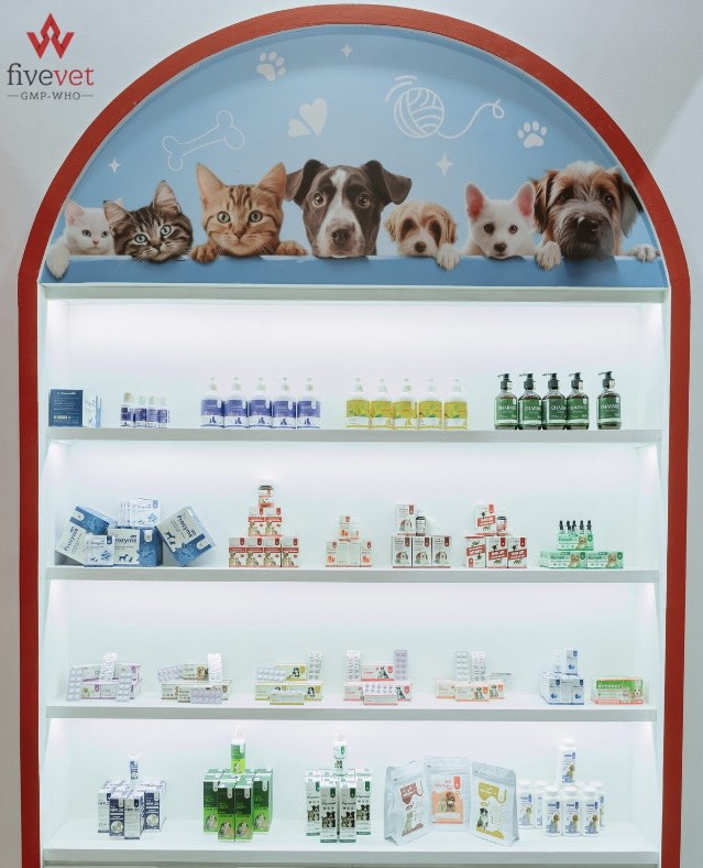 Một số sản phẩm dành cho Thú cưng của Fivevet