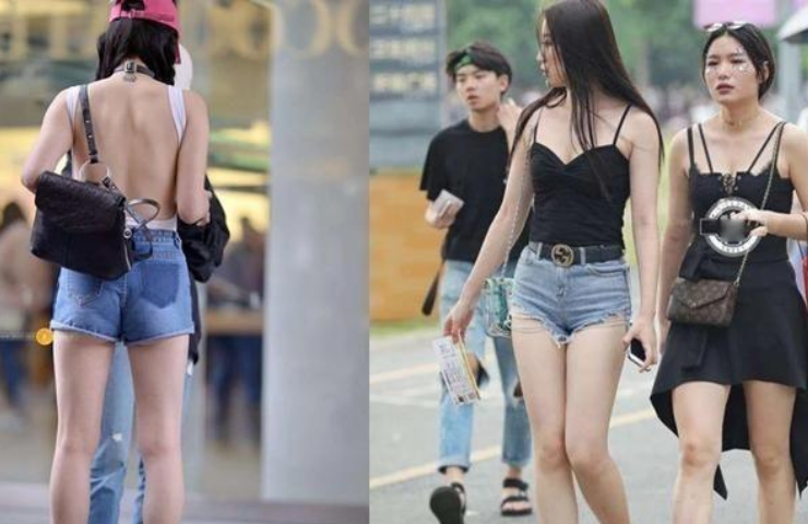 Thời tiết nắng nóng, kiểu quần short vải, short jeans được nhiều người đẹp lựa chọn diện ra đường, dạo phố.
