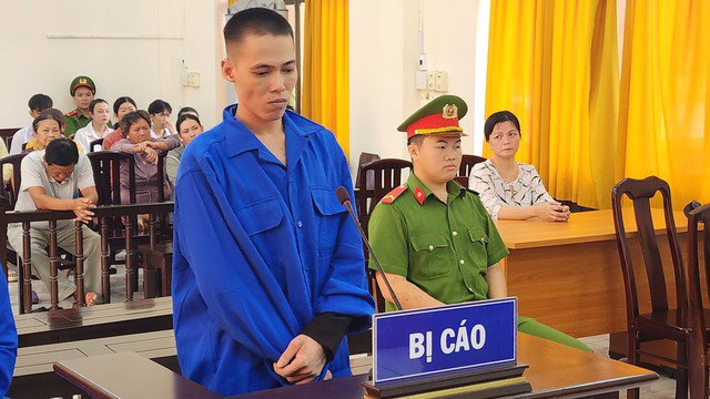 Bị cáo Trần Văn Thuận tại phiên tòa