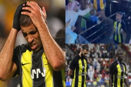 Bóng đá - Cảnh tượng gây sốc: Đồng đội Benzema bị CĐV dùng roi tấn công