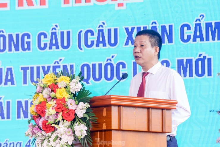 Ông Phạm Văn Minh - Chủ tịch UBND huyện Sóc Sơn chia sẻ về dự án.