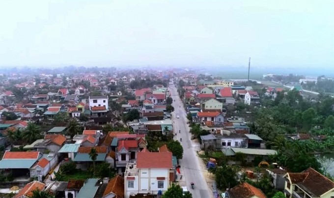 Một góc của xã Quỳnh Hậu. Ảnh: Quỳnh Hậu