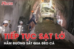 Tin tức trong ngày - Video: Cận cảnh vụ sạt lở ở hầm đường sắt qua đèo Cả