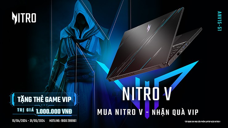 Acer Nitro V: Laptop gaming tầm trung chiến mượt các tựa game bom tấn 2024 - 1