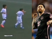 Bóng đá - "Hổ phụ sinh hổ tử", con trai Messi ghi 5 bàn/trận: 1 siêu phẩm, 4 pha solo