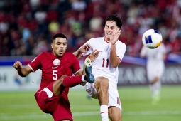 Bóng đá - Video bóng đá U23 Qatar - U23 Indonesia: 2 thẻ đỏ đau đớn, đẳng cấp chênh lệch (U23 châu Á)