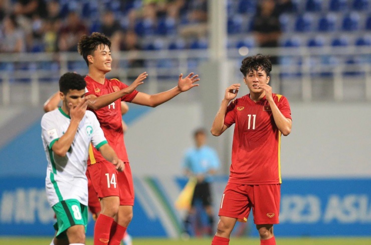Những cầu thủ nòng cốt của U-23 Việt Nam từng giành ngôi vô địch U-23 Đông Nam Á thời ông Hoàng Anh Tuấn tiếp tục là trụ cột ở cuộc chơi lớn châu Á. Ảnh: ANH PHƯƠNG.