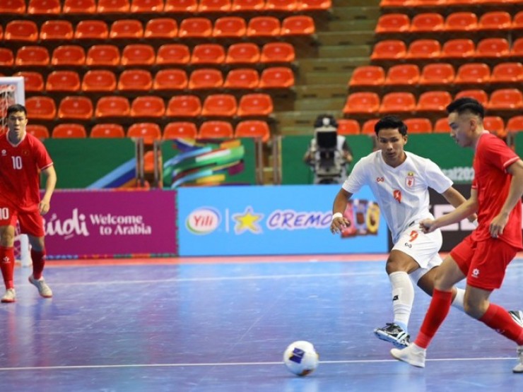 Trực tiếp bóng đá ĐT Việt Nam - Myanmar: Nỗ lực bất thành (Futsal châu Á) (Hết giờ)