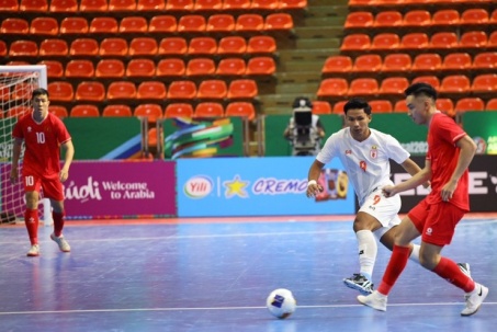 Trực tiếp bóng đá ĐT Việt Nam - Myanmar: Nỗ lực bất thành (Futsal châu Á) (Hết giờ)