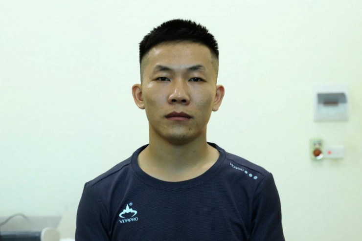 Nguyễn Minh Toàn bị bắt giữ. Ảnh: CA