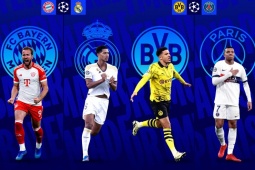 Bóng đá - 4 anh hào bán kết Cúp C1: Nảy lửa Bayern Munich - Real Madrid, PSG tái đấu Dortmund