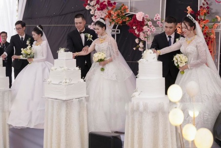 Lâm Đồng: Ba chị em gái cưới cùng một ngày vì lý do đặc biệt
