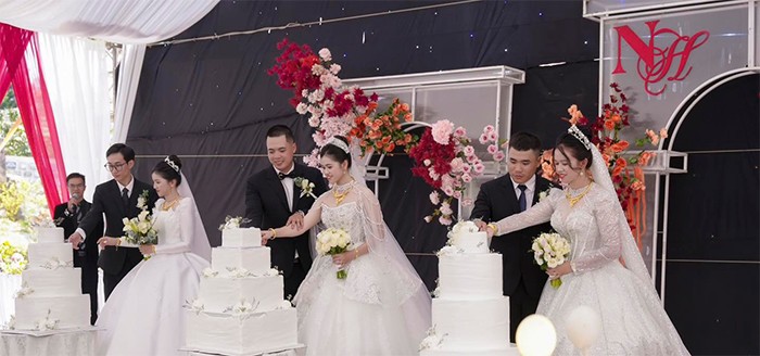 Lâm Đồng: Ba chị em gái cưới cùng một ngày vì lý do đặc biệt - 1