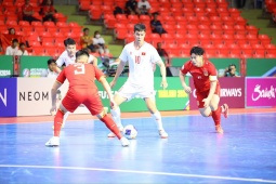 Bóng đá - Trực tiếp futsal ĐT Việt Nam - ĐT Trung Quốc: Cột dọc giải cứu ĐT Việt Nam (Futsal châu Á) (Hết giờ)