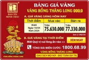 Giá Vàng Rồng Thăng Long- Bảo Tín Minh Châu ngày 19.04.2024