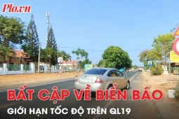 Tin tức trong ngày - Nhiều bất cập về biển báo giới hạn tốc độ trên quốc lộ 19