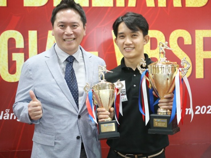 Sao trẻ bi-a Việt Nam thắng sốc nhà vô địch World Championship, lập cú đúp giải thưởng