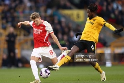 Bóng đá - Video bóng đá Wolves - Arsenal: Odegaard lên tiếng, ngôi đầu về tay (Ngoại hạng Anh)