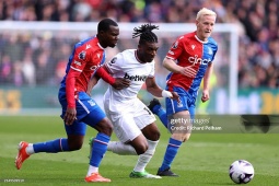 Bóng đá - Video bóng đá Crystal Palace - West Ham: Hiệp 1 điên rồ, 7 bàn choáng váng (Ngoại hạng Anh)