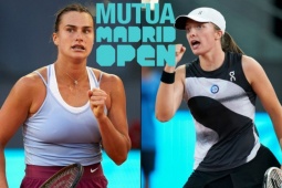 Thể thao - Lịch thi đấu tennis đơn nữ giải Madrid Open 2024 mới nhất
